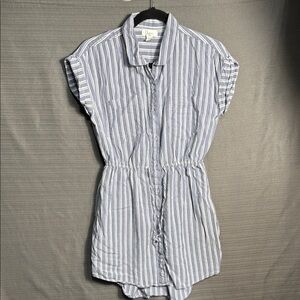 Japna medium Striped Button-Up Shirt Dress‎